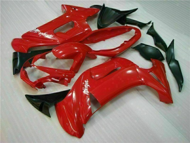 2006-2008 Glänzend Rot Kawasaki EX650 Motorrad Verkleidung 2006-2008 Glänzend Rot Kawasaki EX650 Motorrad Verkleidung