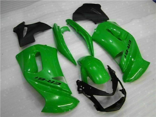2006-2008 Grün Kawasaki EX650 Motorrad Verkleidung 2006-2008 Grün Kawasaki EX650 Motorrad Verkleidung