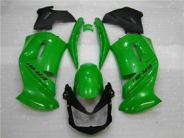 2006-2008 Grün Kawasaki EX650 Motorrad Verkleidung 2006-2008 Grün Kawasaki EX650 Motorrad Verkleidung