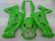 2006-2008 Grün Kawasaki EX650 Motorrad Verkleidungen