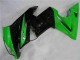 2006-2008 Grün Schwarz Kawasaki EX650 Motorrad Verkleidungen