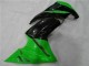 2006-2008 Grün Schwarz Kawasaki EX650 Motorrad Verkleidungen