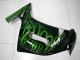 2006-2008 Grüne Flamme Kawasaki EX650 Motorrad Verkleidung