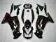 2006-2008 Rot Flamme Kawasaki EX650 Motorrad Verkleidung