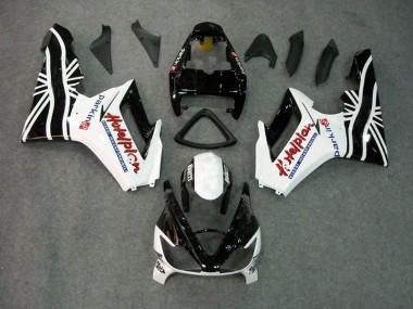 2006-2008 Schwarz Weiß Triumph Daytona 675 Triple Motorrad Verkleidung