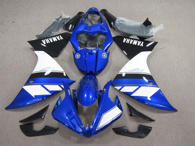 2006-2011 Blau Weiß Kawasaki ZX14R ZZR1400 Motorrad Verkleidung 2006-2011 Blau Weiß Kawasaki ZX14R ZZR1400 Motorrad Verkleidung