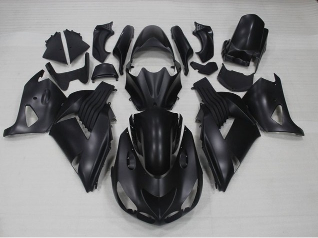 2006-2011 Matt Schwarz Kawasaki ZX14R ZZR1400 Motorrad Verkleidungen 2006-2011 Matt Schwarz Kawasaki ZX14R ZZR1400 Motorrad Verkleidungen