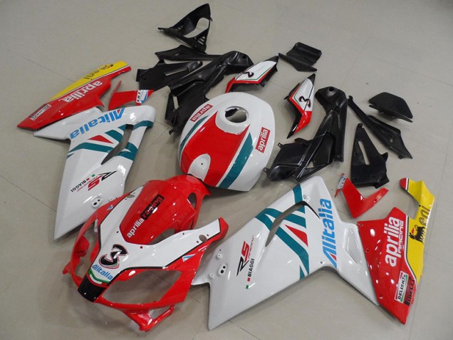 2006-2011 Weiß Rot Grün Aprilia RS125 Motorrad Verkleidung 2006-2011 Weiß Rot Grün Aprilia RS125 Motorrad Verkleidung
