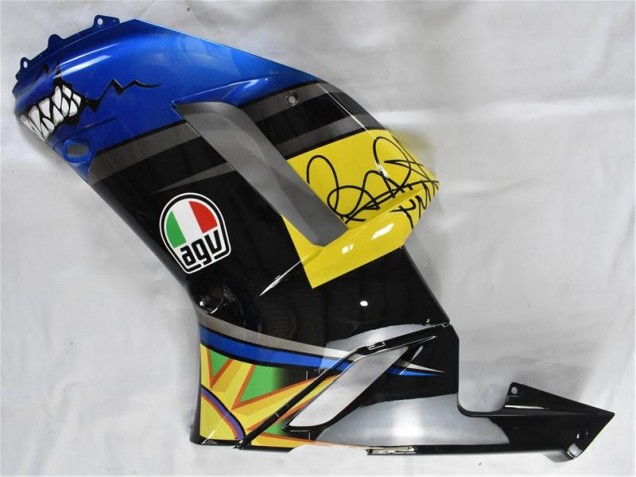 2007-2008 Blau Hai Kawasaki ZX6R Motorrad Verkleidung 2007-2008 Blau Hai Kawasaki ZX6R Motorrad Verkleidung