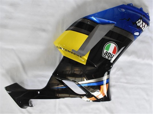 2007-2008 Blau Hai Kawasaki ZX6R Motorrad Verkleidung 2007-2008 Blau Hai Kawasaki ZX6R Motorrad Verkleidung