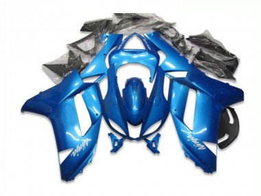 2007-2008 Blau Kawasaki ZX6R Motorrad Verkleidung