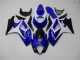 2007-2008 Blau Weiß Schwarz Suzuki GSXR 1000 Motorrad Verkleidung 2007-2008 Blau Weiß Schwarz Suzuki GSXR 1000 Motorrad Verkleidung