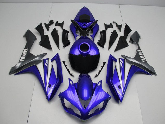 2007-2008 Blau Weiß Yamaha YZF R1 Motorrad Verkleidung & Plastik 2007-2008 Blau Weiß Yamaha YZF R1 Motorrad Verkleidung & Plastik