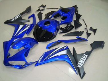 2007-2008 Blau Weiß Yamaha YZF R1 Motorrad Verkleidungen