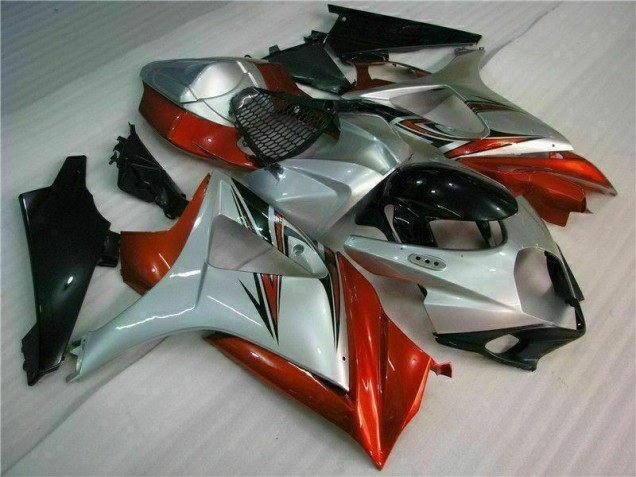 2007-2008 Braun Silber Suzuki GSXR 1000 Motorrad Verkleidung 2007-2008 Braun Silber Suzuki GSXR 1000 Motorrad Verkleidung