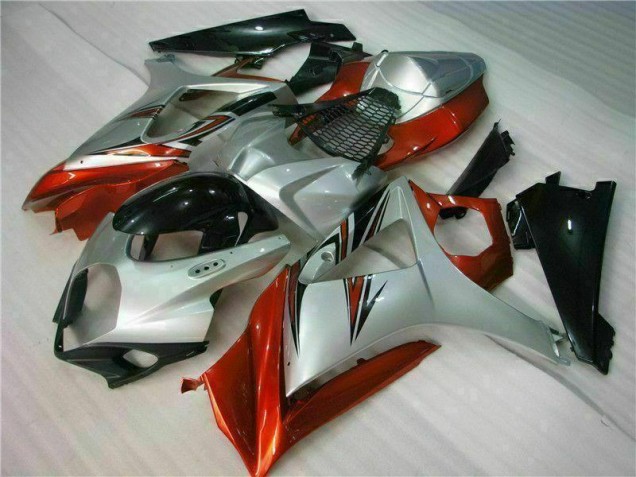 2007-2008 Braun Silber Suzuki GSXR 1000 Motorrad Verkleidung 2007-2008 Braun Silber Suzuki GSXR 1000 Motorrad Verkleidung