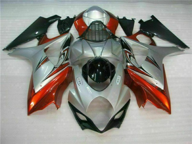 2007-2008 Braun Silber Suzuki GSXR 1000 Motorrad Verkleidung 2007-2008 Braun Silber Suzuki GSXR 1000 Motorrad Verkleidung