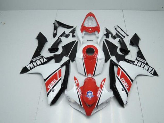 2007-2008 Fabrik Rot Weiß Yamaha YZF R1 Motorrad Verkleidung 2007-2008 Fabrik Rot Weiß Yamaha YZF R1 Motorrad Verkleidung