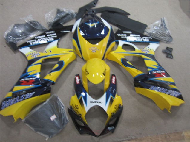 2007-2008 Gelb Blau Suzuki GSXR 1000 Motorrad Verkleidung 2007-2008 Gelb Blau Suzuki GSXR 1000 Motorrad Verkleidung