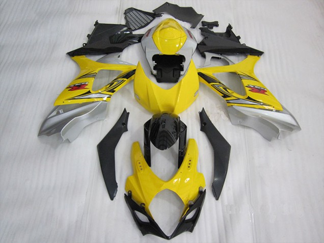 2007-2008 Gelb Schwarz Suzuki GSXR 1000 Motorrad Verkleidung 2007-2008 Gelb Schwarz Suzuki GSXR 1000 Motorrad Verkleidung