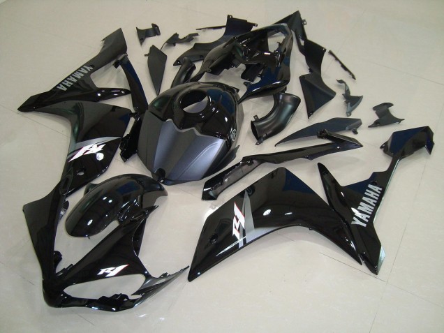 2007-2008 Glänzend Schwarz Weiß Yamaha YZF R1 Motorrad Verkleidung 2007-2008 Glänzend Schwarz Weiß Yamaha YZF R1 Motorrad Verkleidung