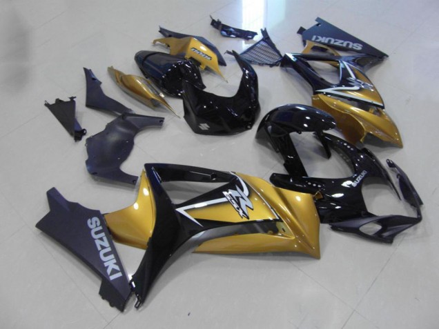 2007-2008 Gold Schwarz Suzuki GSXR 1000 Motorrad Verkleidung 2007-2008 Gold Schwarz Suzuki GSXR 1000 Motorrad Verkleidung