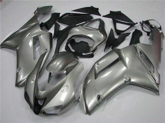 2007-2008 Grau Kawasaki ZX6R Motorrad Verkleidung 2007-2008 Grau Kawasaki ZX6R Motorrad Verkleidung