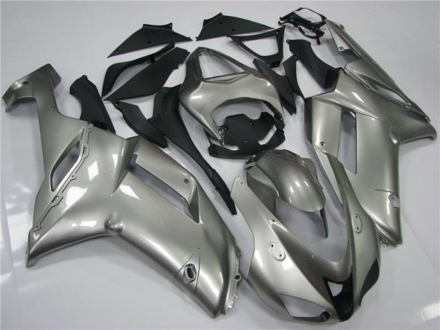2007-2008 Grau Kawasaki ZX6R Motorrad Verkleidung 2007-2008 Grau Kawasaki ZX6R Motorrad Verkleidung