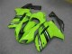2007-2008 Grün Schwarz Kawasaki ZX6R Motorrad Verkleidung