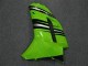 2007-2008 Grün Schwarz Kawasaki ZX6R Motorrad Verkleidung