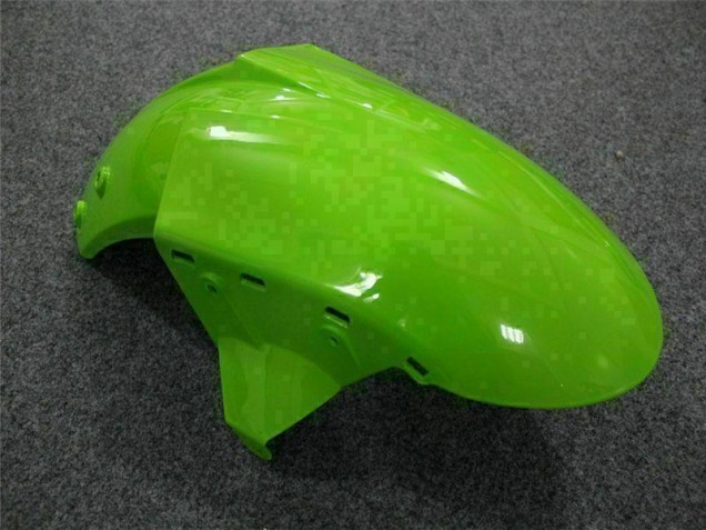 2007-2008 Grün Schwarz Kawasaki ZX6R Motorrad Verkleidung