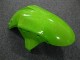 2007-2008 Grün Schwarz Kawasaki ZX6R Motorrad Verkleidung