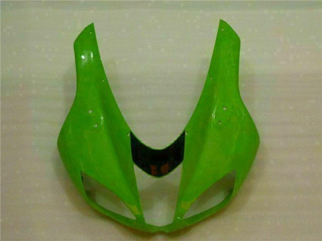 2007-2008 Grün Schwarzer Dunlop Kawasaki ZX6R Motorrad Verkleidung 2007-2008 Grün Schwarzer Dunlop Kawasaki ZX6R Motorrad Verkleidung