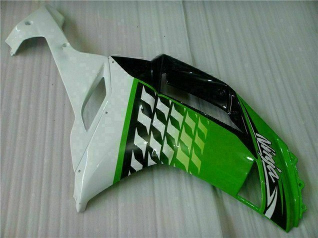 2007-2008 Grüner weißer Ninja Kawasaki ZX6R Motorrad Verkleidung 2007-2008 Grüner weißer Ninja Kawasaki ZX6R Motorrad Verkleidung