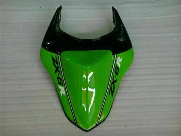 2007-2008 Grüner weißer Ninja Kawasaki ZX6R Motorrad Verkleidung 2007-2008 Grüner weißer Ninja Kawasaki ZX6R Motorrad Verkleidung