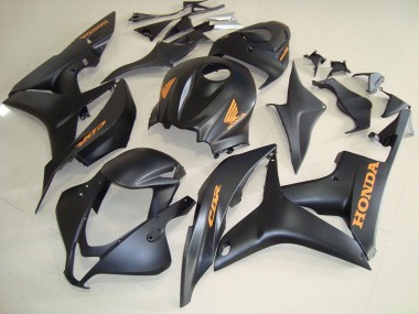 2007-2008 Matt Schwarz Honda CBR600RR Motorrad Verkleidung