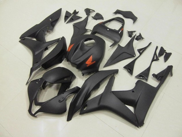 2007-2008 Matt Schwarz Honda CBR600RR Motorrad Verkleidungen