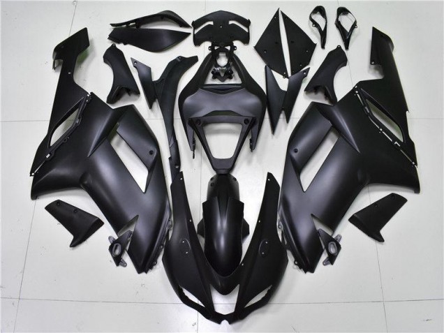 2007-2008 Matt Schwarz Kawasaki ZX6R Motorrad Verkleidung 2007-2008 Matt Schwarz Kawasaki ZX6R Motorrad Verkleidung