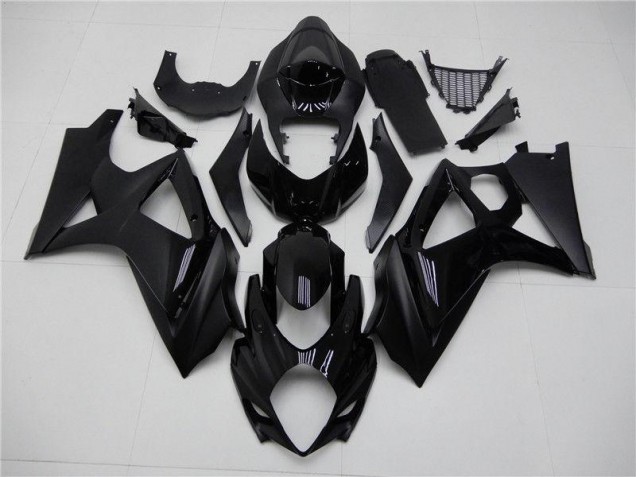 2007-2008 Matt schwarz glänzend Suzuki GSXR 1000 Motorrad Verkleidung 2007-2008 Matt schwarz glänzend Suzuki GSXR 1000 Motorrad Verkleidung