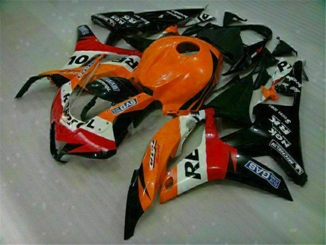 2007-2008 Orange Schwarz Repsol Honda CBR600RR Motorrad Verkleidungen 2007-2008 Orange Schwarz Repsol Honda CBR600RR Motorrad Verkleidungen
