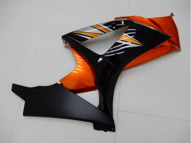 2007-2008 Orange Schwarz Suzuki GSXR 1000 Motorrad Verkleidung