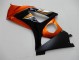 2007-2008 Orange Schwarz Suzuki GSXR 1000 Motorrad Verkleidung