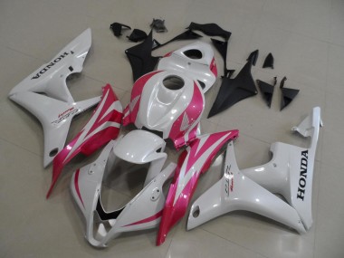 2007-2008 Perl Weiß mit Rosa Honda CBR600RR Motorrad Verkleidung