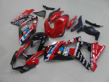2007-2008 Rot Suzuki GSXR 1000 Motorrad Verkleidung