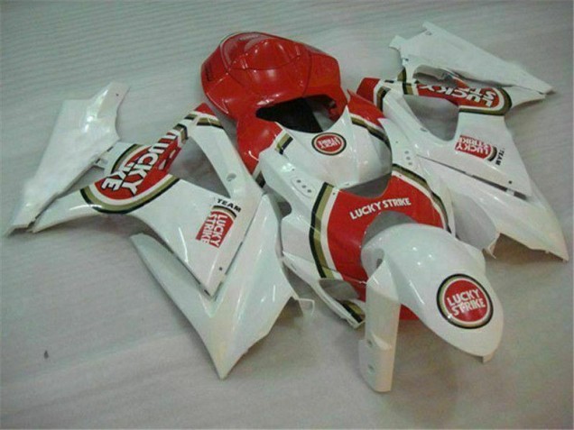 2007-2008 Rot Weiß Suzuki GSXR 1000 Motorrad Verkleidung 2007-2008 Rot Weiß Suzuki GSXR 1000 Motorrad Verkleidung