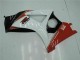 2007-2008 Rot Weiß Suzuki GSXR 1000 Motorrad Verkleidungen 2007-2008 Rot Weiß Suzuki GSXR 1000 Motorrad Verkleidungen