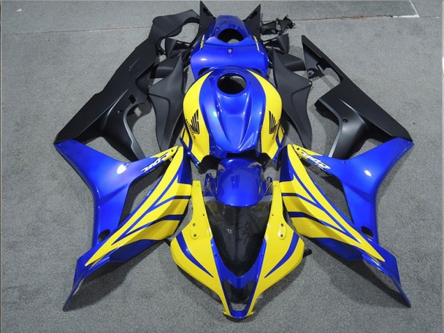 2007-2008 Schwarz Blau Gelb Honda CBR600RR Motorrad Verkleidung 2007-2008 Schwarz Blau Gelb Honda CBR600RR Motorrad Verkleidung