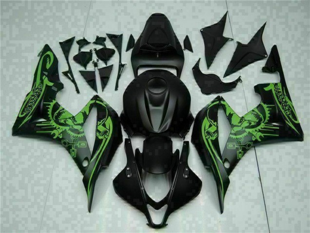 2007-2008 Schwarz Grün Honda CBR600RR Motorrad Verkleidung 2007-2008 Schwarz Grün Honda CBR600RR Motorrad Verkleidung