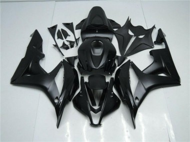 2007-2008 Schwarz Honda CBR600RR Motorrad Verkleidungen