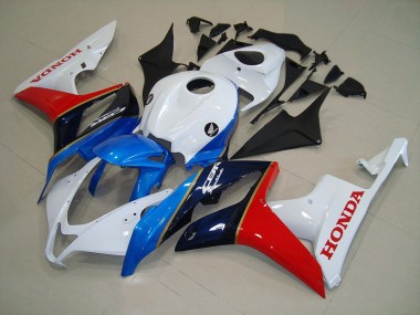 2007-2008 Schwarz Rot Honda CBR600RR Motorrad Verkleidungen